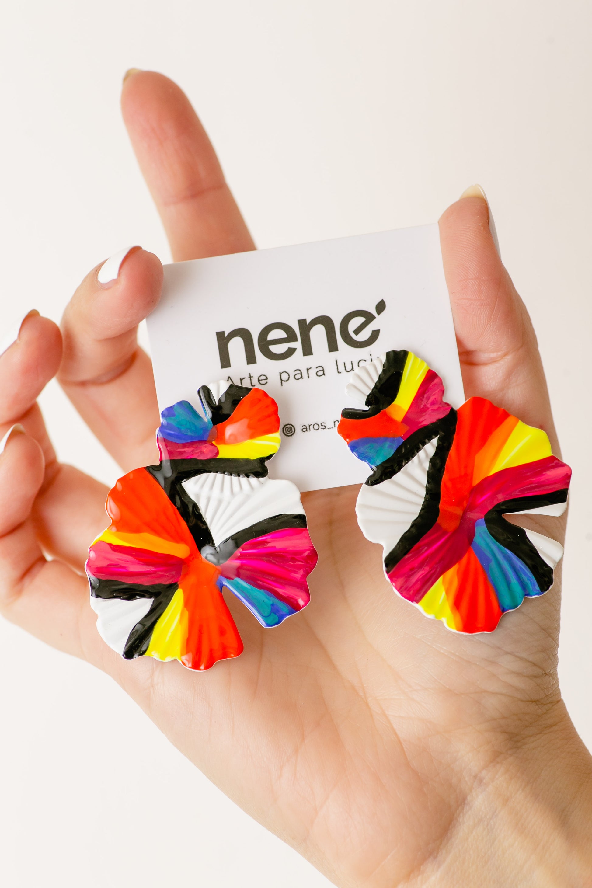 Nené base blanca multicolor