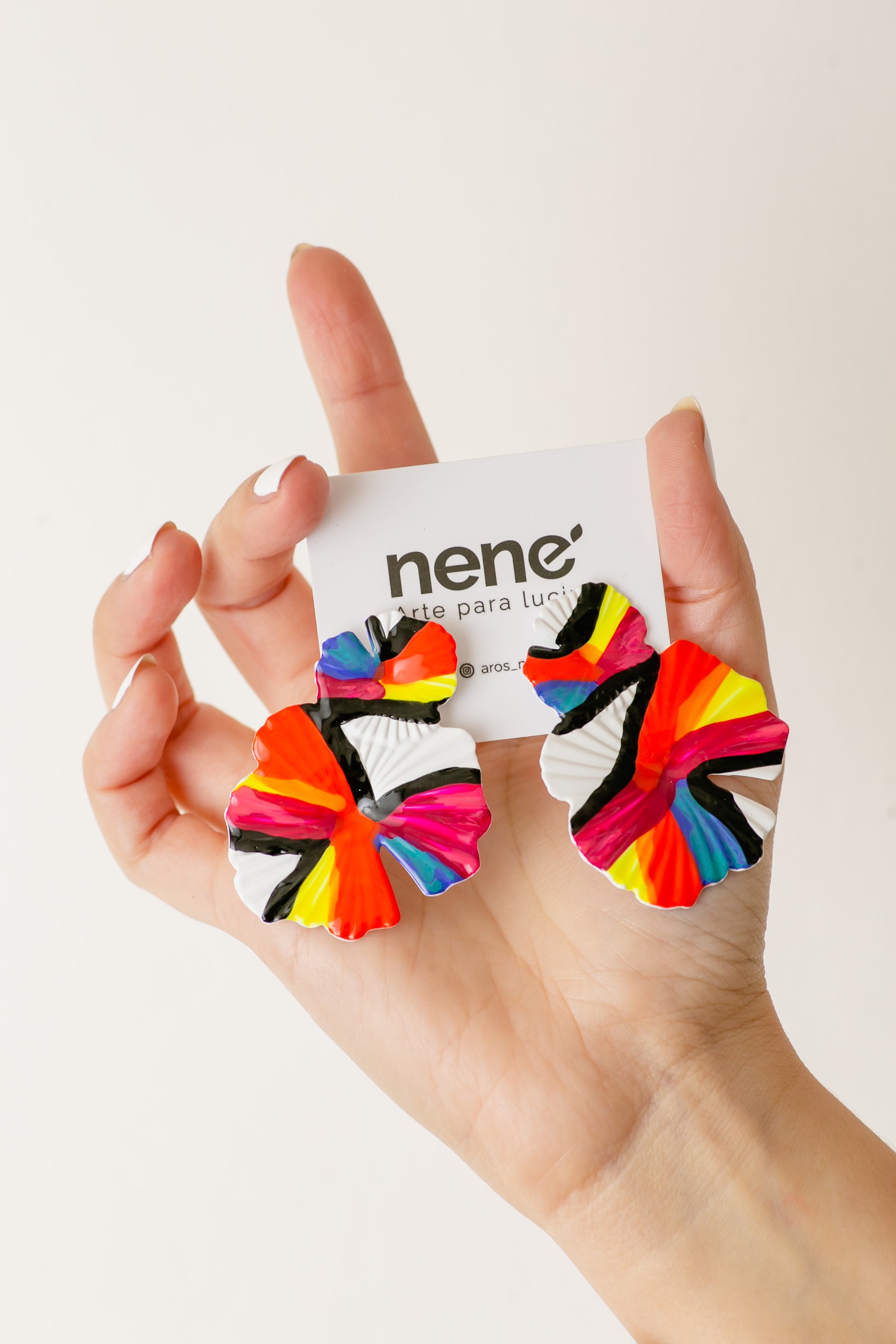 Nené base blanca multicolor