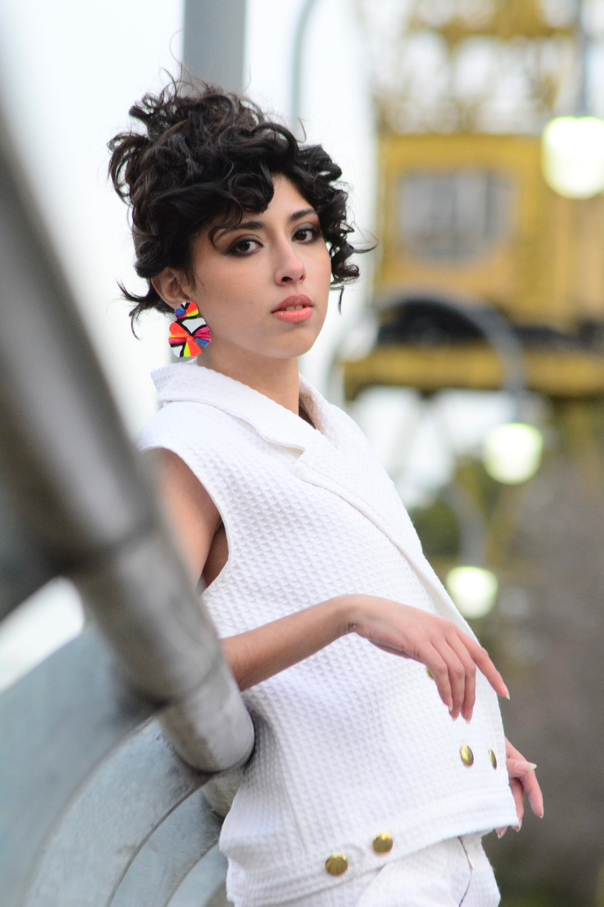 Nené base blanca multicolor