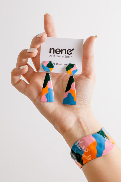 Conjunto Nené multicolor